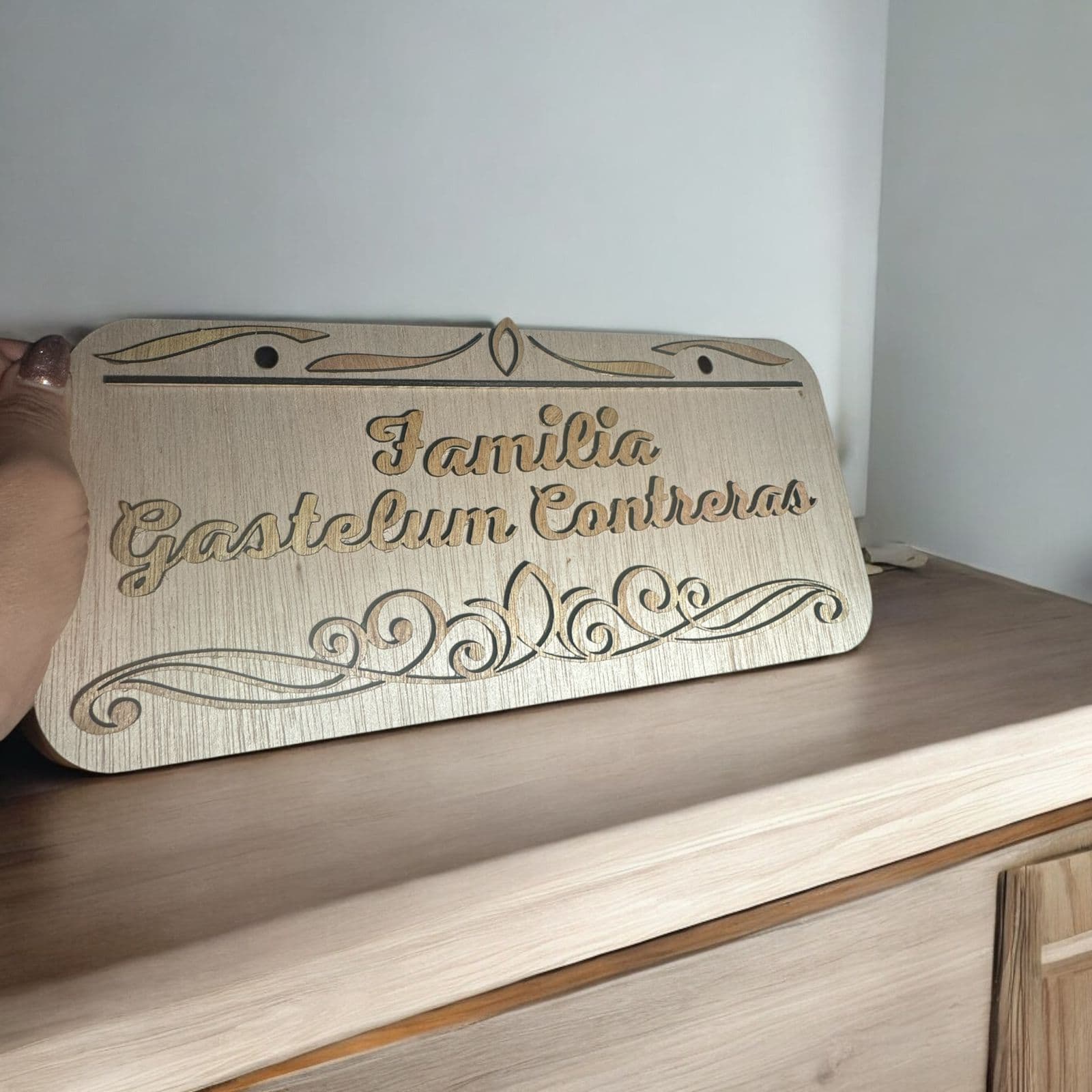 Letrero familiar